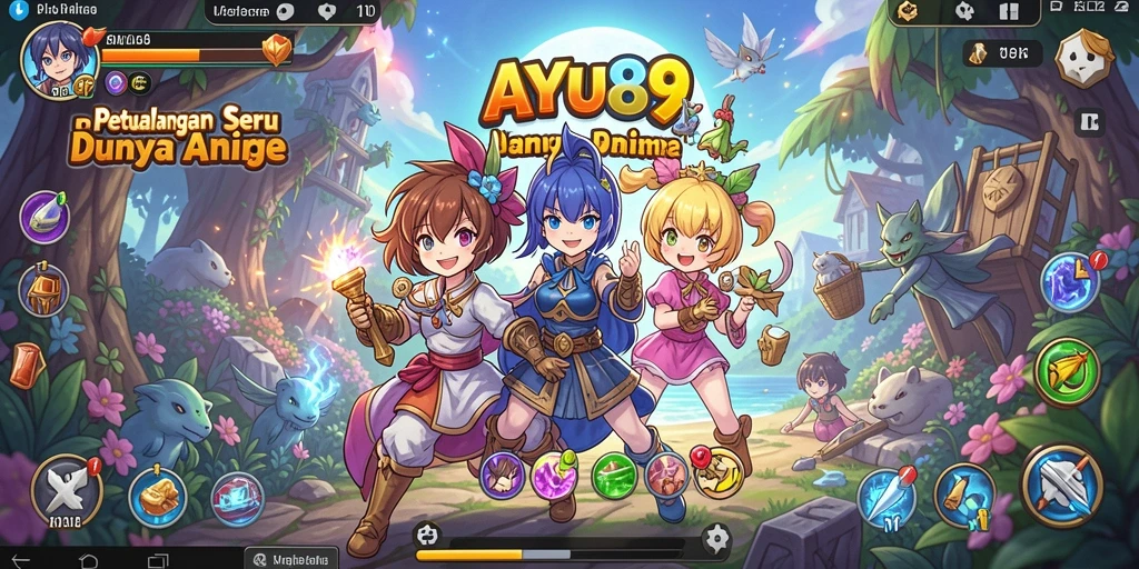 Gameplay menarik AYU89 dengan karakter anime yang mengagumkan.