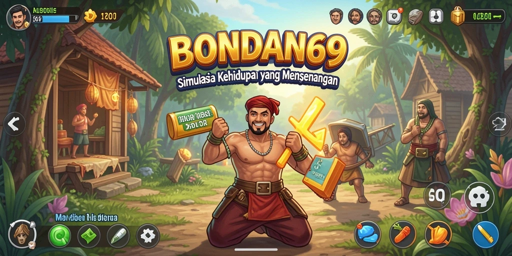 Tampilan gameplay menarik dalam game Simulation BONDAN69.