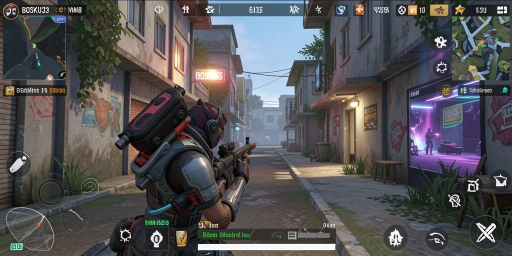 Tampilan gameplay seru dan interaktif dari BOSKU33.