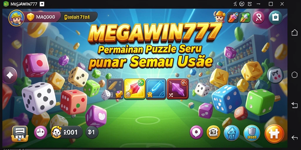 Tampilan gameplay seru dari MEGAWIN777 yang penuh dengan tantangan Puzzle.