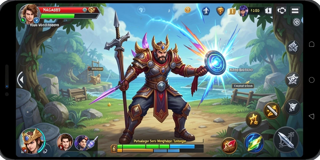 Tampilan gameplay NAGA889 yang menarik dan penuh aksi petualangan.