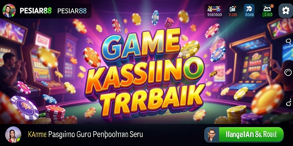 Screenshot PESIAR88 dengan tampilan permainan Kasino yang menarik.