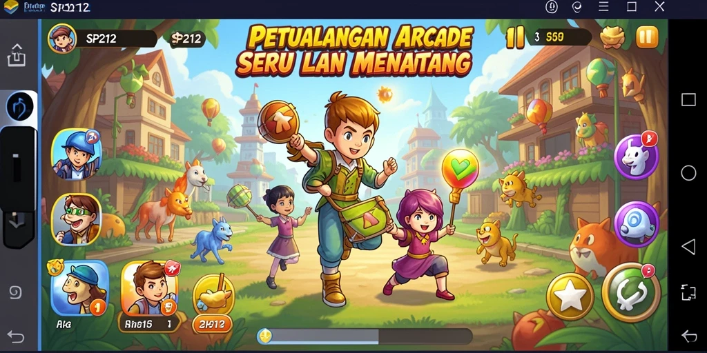 Tangkapan layar menampilkan gameplay SP212 yang intens dan penuh aksi.