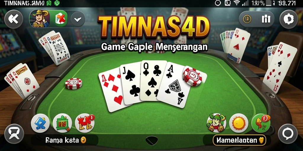 Tampilan gameplay yang seru dan interaktif dari TIMNAS4D.