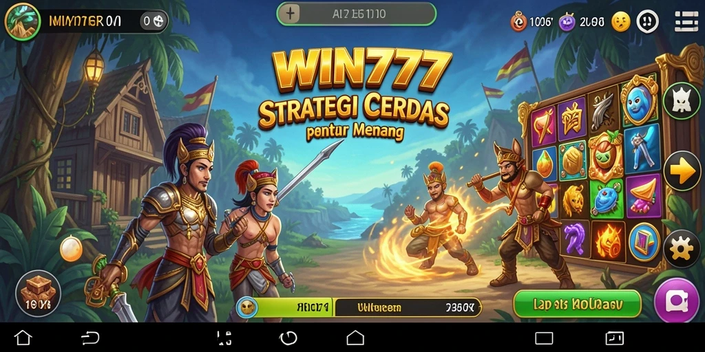 Tampilan screenshot utama WIN777 yang menunjukkan momen strategis permainan.
